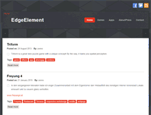 Tablet Screenshot of edgeelement.com